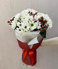 Букет цветов из:  Хризантемы #REPLACE_PRED# Рождественский